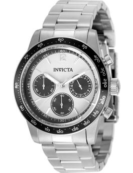 Invicta Speedway 50402 pánské hodinky - quartzový strojek - nerezová ocel se stříbrným ciferníkem - 39 mm