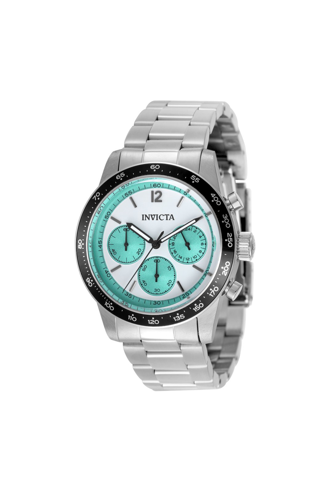 Invicta Speedway 50403 Ανδρικό Ρολόι - Quartz Μηχανισμός - Ανοξείδωτο Ατσάλι με Μπλε Καντράν - 39 mm
