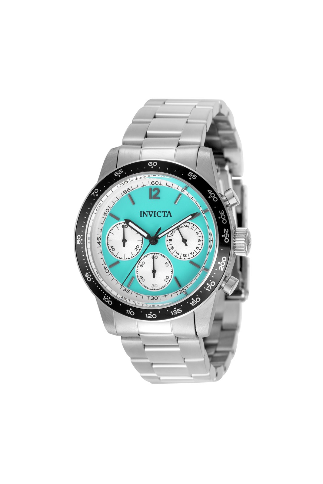 Invicta Speedway 50404 Ανδρικό Ρολόι - Quartz Μηχανισμός - Ανοξείδωτο Ατσάλι με Μπλε Καντράν - 39 mm