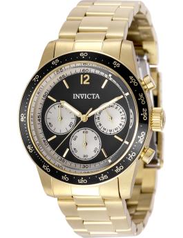 Invicta Speedway 50405 pánské hodinky - quartzový strojek - nerezová ocel s černým ciferníkem - 39 mm