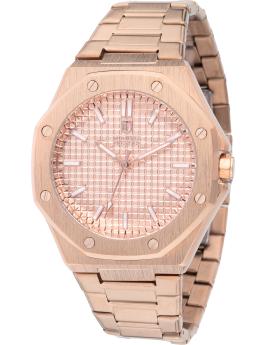 Montres Prestige Classic MPW-0248 Herrklocka - Quartz-urverk - Metall med Roséguldfärgad urtavla - 44 mm