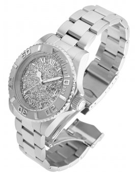 Invicta Angel 22706 Orologio da Donna - Movimento al Quarzo - Acciaio Inossidabile con Quadrante Argento - 40 mm