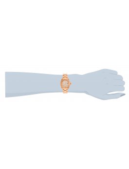 Invicta Angel 22708 Reloj de Mujer - Movimiento de Cuarzo - Acero Inoxidable con Esfera de Oro Rosa - 40 mm