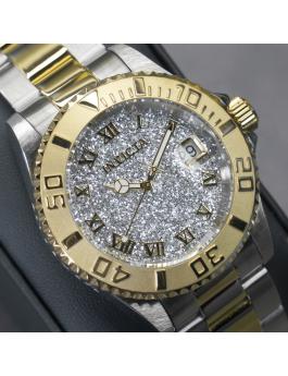 Invicta Angel 22709 Orologio da Donna - Movimento al Quarzo - Acciaio Inossidabile con Quadrante Argento - 40 mm