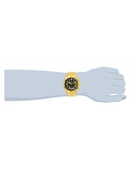 Invicta Pro Diver - SCUBA 22767 Orologio da Uomo - Movimento al Quarzo - Acciaio Inossidabile con Quadrante Nero - 50 mm
