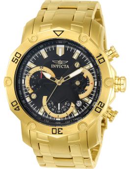 Invicta Pro Diver - SCUBA 22767 Men's Watch - Quartz Movement - Stainless Steel with Black Dial - 50 mm