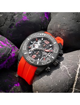 Invicta Pro Diver 22810 Reloj de Hombre - Movimiento de Cuarzo - Acero Inoxidable con Esfera Negra - 50 mm