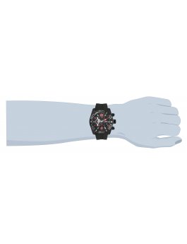 Invicta Pro Diver 22811 Men's Watch - Quartz Movement - Stainless Steel with Black Dial - 50 mm