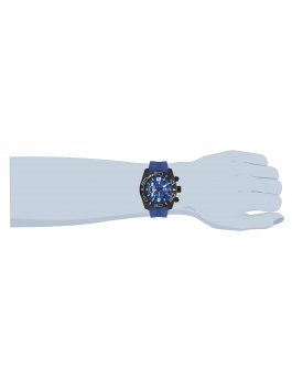 Invicta Pro Diver 22812 Reloj de Hombre - Movimiento de Cuarzo - Acero Inoxidable con Esfera Azul - 50 mm