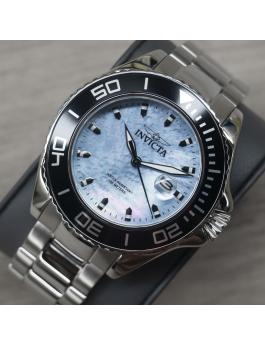 Invicta Pro Diver 23067 Men's Watch - Quartz Movement - Stainless Steel with Silver Dial - 48 mm