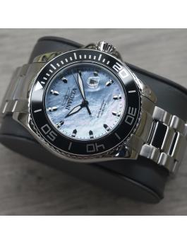 Invicta Pro Diver 23067 Men's Watch - Quartz Movement - Stainless Steel with Silver Dial - 48 mm