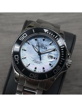 Invicta Pro Diver 23067 Men's Watch - Quartz Movement - Stainless Steel with Silver Dial - 48 mm