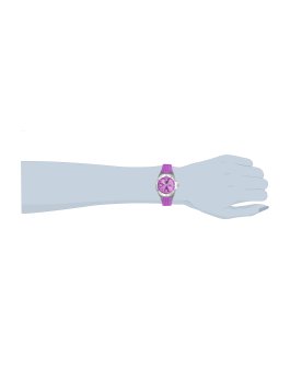 Invicta Angel 24123 Reloj de Mujer - Movimiento de Cuarzo - Acero Inoxidable con Esfera Púrpura - 38 mm