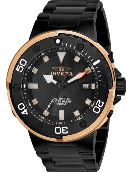 Invicta Pro Diver 24468 Men's Watch - Automatic Movement - Stainless Steel with Black Dial - 49 mm