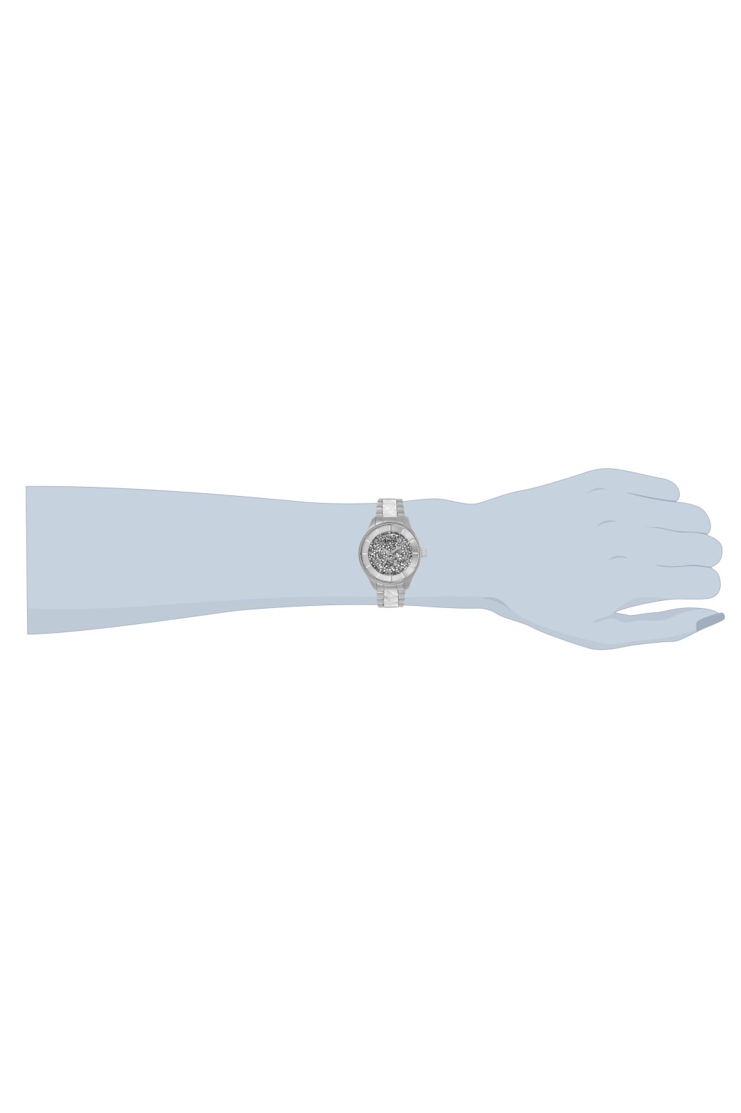 Invicta Angel 24667 Relógio Feminino - Movimento Quartz - Aço Inoxidável com Mostrador Prateado - 40 mm