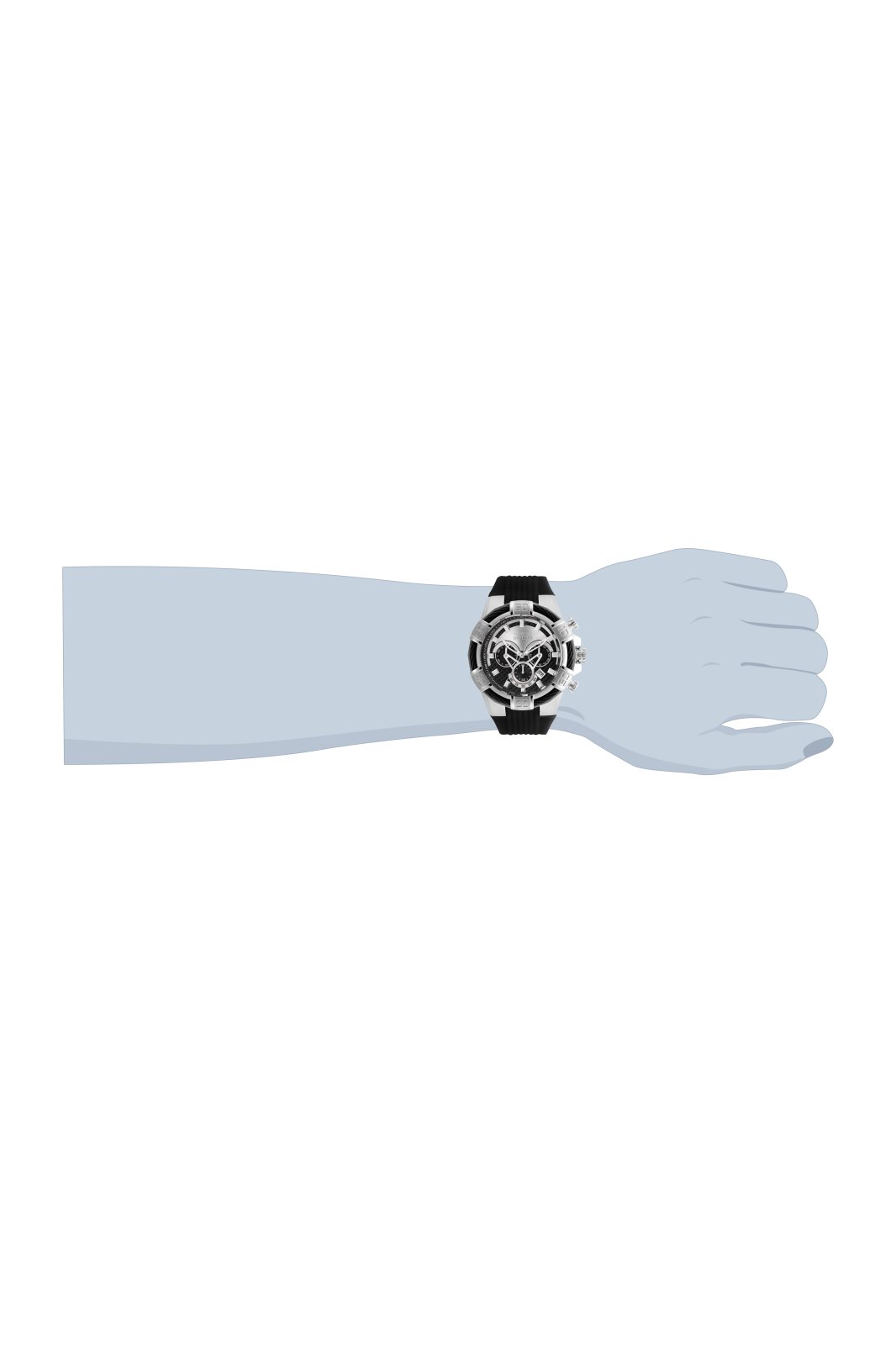 Invicta Bolt 24691 Men's Watch - Quartz Movement - Stainless Steel with Black Dial - 52 mm