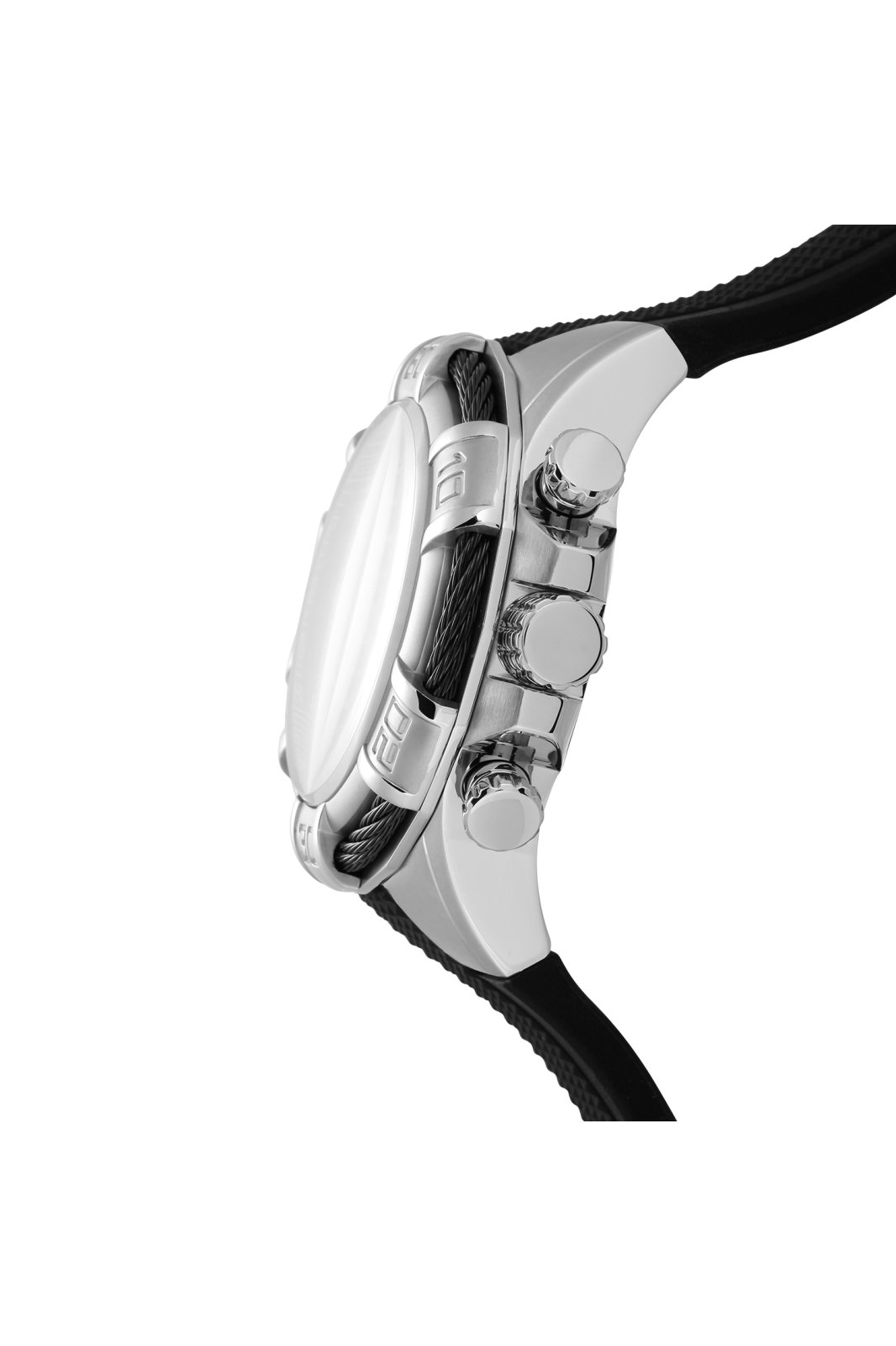 Invicta Bolt 24691 Men's Watch - Quartz Movement - Stainless Steel with Black Dial - 52 mm
