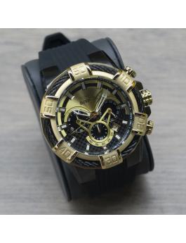 Invicta Bolt 24699 Montre Homme - Mouvement Quartz - Acier Inoxydable avec Cadran Doré - 52 mm
