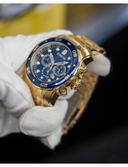 Invicta Pro Diver - SCUBA 0073 Relógio Masculino - Movimento Quartz - Aço Inoxidável com Mostrador Azul - 48 mm