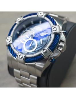 Invicta Bolt 25513 Relógio Masculino - Movimento de Quartzo - Aço Inoxidável com Mostrador Azul - 52 mm