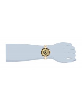 Invicta Bolt 25518 Relógio Masculino - Movimento Quartz - Aço Inoxidável com Mostrador Dourado - 52 mm