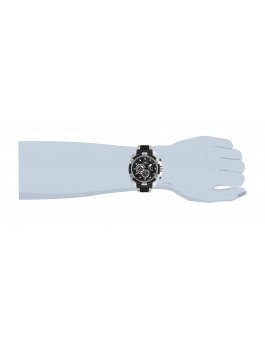 Invicta Bolt 25523 Men's Watch - Quartz Movement - Stainless Steel with Black Dial - 52 mm