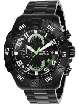 Invicta S1 Rally 26101 Orologio da Uomo - Movimento al Quarzo - Acciaio Inossidabile con Quadrante Nero - 48 mm