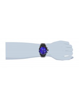 Invicta Pro Diver 26128 Relógio Masculino - Movimento de Quartzo - Aço Inoxidável com Mostrador Azul - 48 mm
