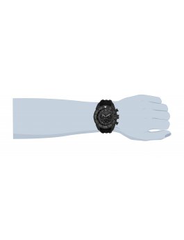 Invicta Speedway 26309 Pánske Hodinky - Quartz Hnací Mechanizmus - Nerezová Oceľ s Čiernym Ciferníkom - 50 mm