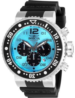 Invicta Pro Diver 26735 Orologio da Uomo - Movimento al Quarzo - Acciaio Inossidabile con Quadrante Blu - 52 mm