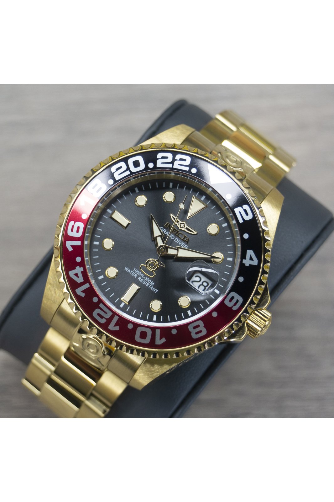 Invicta Grand Diver 27970 Men's Watch - Automatic Movement - Stainless Steel with Black Dial - 47 mm