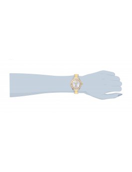 Invicta Angel 28451 Montre Femme - Mouvement Quartz - Acier Inoxydable avec Cadran Nacré - 38 mm