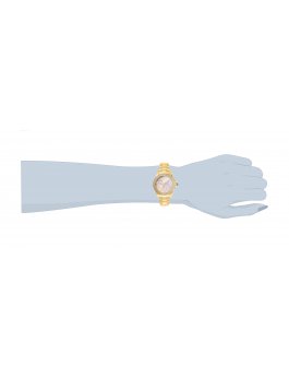 Invicta Angel 28481 Orologio da Donna - Movimento al Quarzo - Acciaio Inossidabile con Quadrante in Madreperla - 34 mm