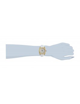 Invicta Angel 28484 Naisten kello - Kvartsikoneisto - Ruostumaton teräs kultaisella kellotaululla - 38 mm