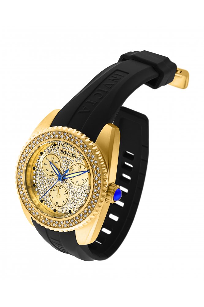 Invicta Angel 28485 Women's Watch - Quartz Movement - Stainless Steel with Gold Dial - 38 mm