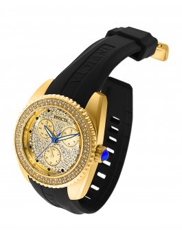 Invicta Angel 28485 Women's Watch - Quartz Movement - Stainless Steel with Gold Dial - 38 mm