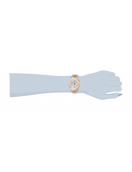 Invicta Angel 11736 Zegarek Damski - Mechanizm Kwarcowy - Stal Nierdzewna z Srebrną Tarczą - 38 mm