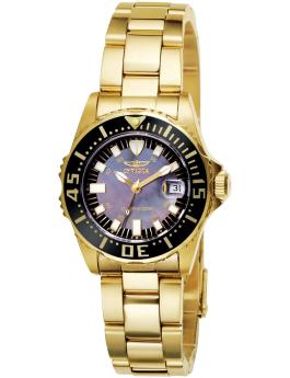 Invicta Pro Diver 2962 Reloj de Mujer - Movimiento de Cuarzo - Acero Inoxidable con Esfera de Madreperla - 30 mm