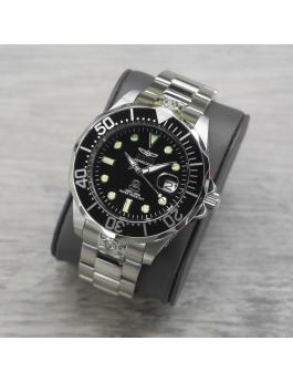 Invicta Grand Diver 3044 Relógio Masculino - Movimento Automático - Aço Inoxidável com Mostrador Preto - 47 mm