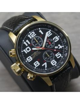 Invicta I-Force 3330 Relógio Masculino - Movimento Quartz - Aço Inoxidável com Mostrador Preto - 46 mm