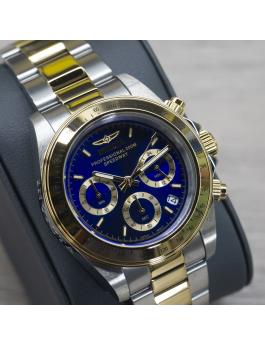 Invicta Speedway 3644 Reloj de Hombre - Movimiento de Cuarzo - Acero Inoxidable con Esfera Azul - 39 mm