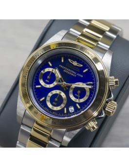 Invicta Speedway 3644 Reloj de Hombre - Movimiento de Cuarzo - Acero Inoxidable con Esfera Azul - 39 mm