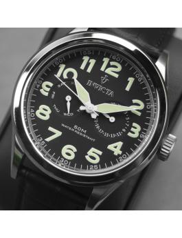 Invicta Vintage 11741 Relógio Masculino - Movimento Quartzo - Aço Inoxidável com Mostrador Preto - 45 mm