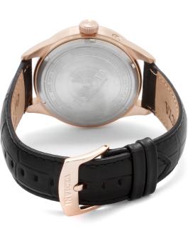 Invicta Vintage 11742 Reloj para Hombre - Movimiento de Cuarzo - Acero Inoxidable con Esfera Negra - 45 mm