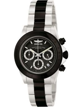 Invicta Speedway 6934 Men's Watch - Quartz Movement - Stainless Steel with Black Dial - 39 mm