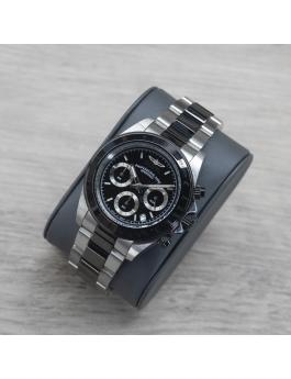 Invicta Speedway 6934 Reloj de Hombre - Movimiento de Cuarzo - Acero Inoxidable con Esfera Negra - 39 mm