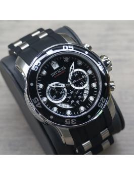 Invicta Pro Diver - SCUBA 6977 Relógio Masculino - Movimento Quartz - Aço Inoxidável com Mostrador Preto - 48 mm