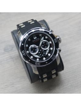 Invicta Pro Diver - SCUBA 6977 Relógio Masculino - Movimento Quartz - Aço Inoxidável com Mostrador Preto - 48 mm
