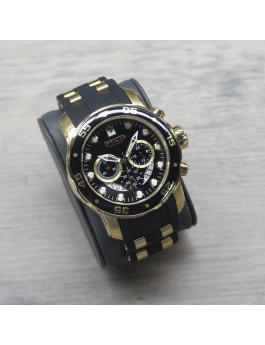 Invicta Pro Diver - SCUBA 6981 Relógio Masculino - Movimento de Quartzo - Aço Inoxidável com Mostrador Preto - 48 mm