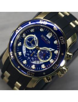 Invicta Pro Diver - SCUBA 6983 Relógio Masculino - Movimento de Quartzo - Aço Inoxidável com Mostrador Azul - 48 mm